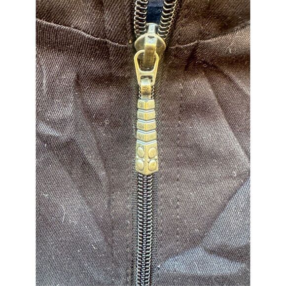 Bette & Court Black Vest with Gold Retro Accent Large - Picture 5 of 6